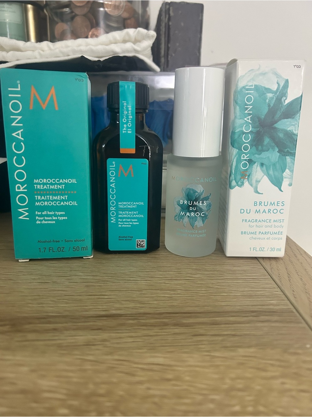 Moroccanoil Brumes du Maroc Fragrance Mist & Treatment Oil Set -BNIB